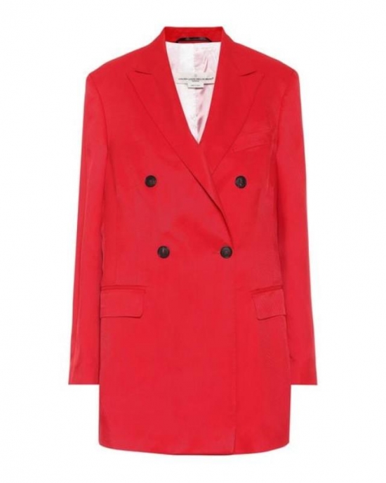 Women's Red Valerie Double-breasted Blazer