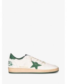 Men's White Ball Star Low-top Leather Sneakers
