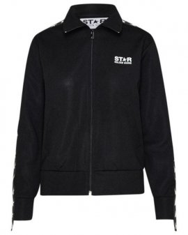 Women's Black Star Tape Zipped Jacket