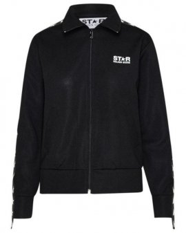 Women's Black Star Tape Zipped Jacket