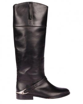 Women's Black Knee-length Boots