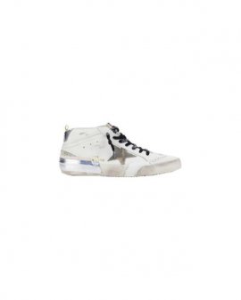 Men's White Mid Star Sneakers