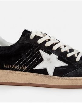 Men's Black Low-top 'ball Star' Suede Sneakers