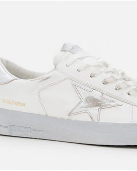 Men's White Stardan' Leather Sneakers