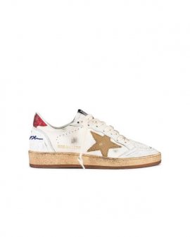 Women's White Ball Star Sneaker