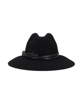 Men's Black Fedora Bucket Hat