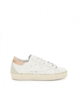 Women's White Hi Star Leather Sneakers