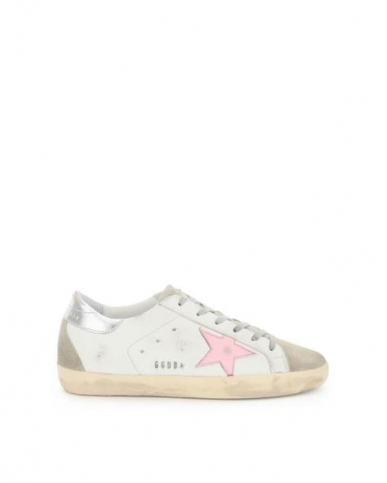 Women's White Hi Star Leather Sneakers