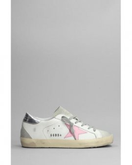 Women's Superstar Sneakers In White Leather