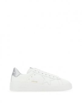 Men's White Leather Pure New Sneakers Golden Goose Deluxe Bra