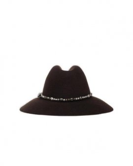 Women's Black Fedora Hat