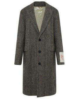 Men's Gray Wool Coat