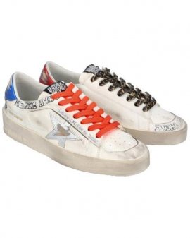 Women's White Stardan Leather Sneaker