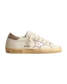 Women's White Super-star Classic With List Sneakers