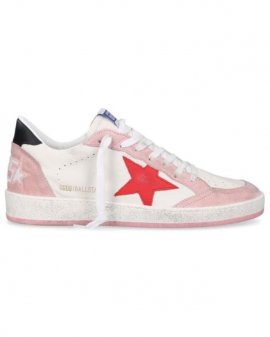 Women's Sneakers Pink Ball Star Suede