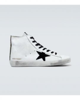 Men's Metallic Francy Classic Leather High-top Sneakers