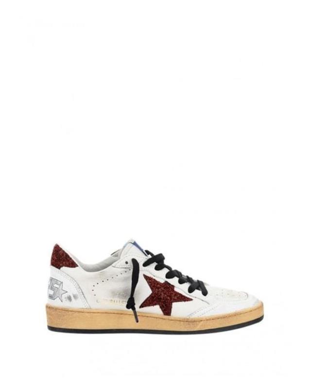 Women's White Ball Star Sneakers