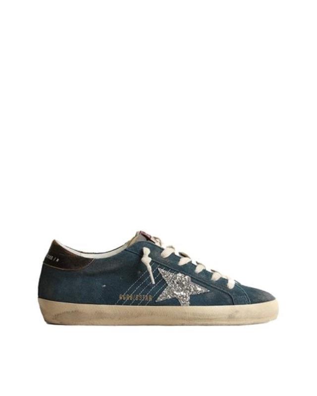 Women's Blue Super-star Sneakers