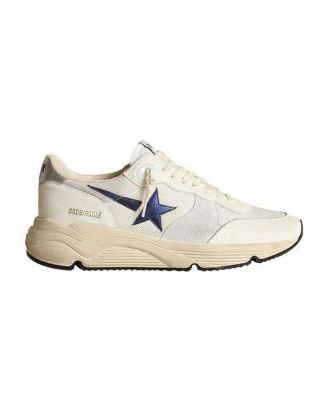 Men's White Running Sole Sneakers
