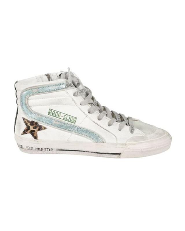 Women's White Mid-star Sneakers