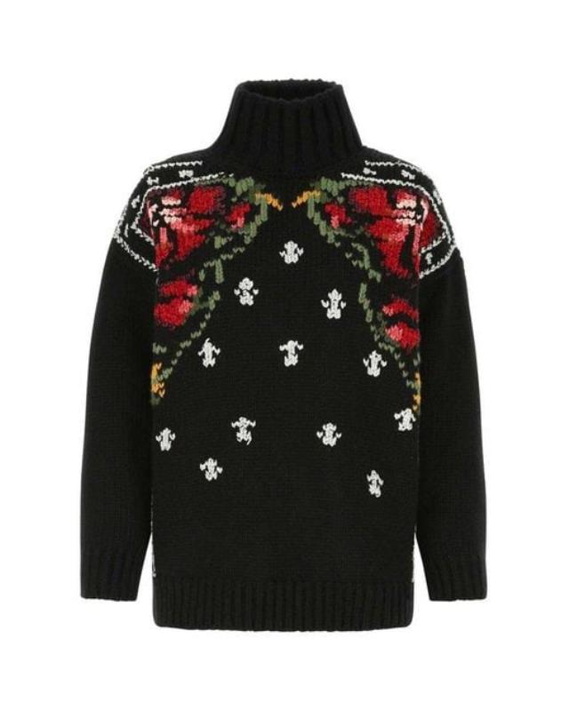 Women's Black Wool Ble