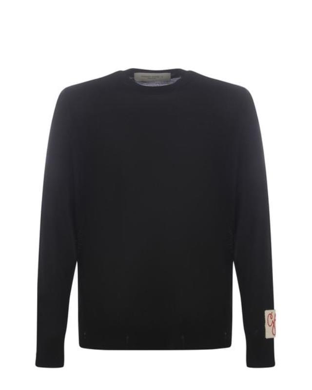 Men's Blue Sweaters Black