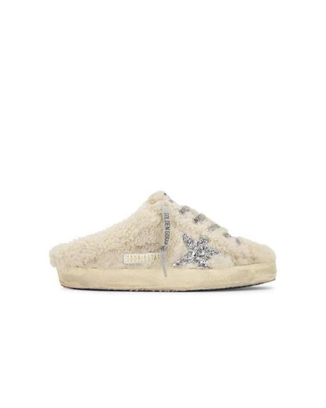 Women's White Sabot Sneaker