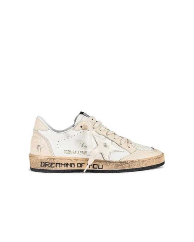 Women's White Ball Star Sneaker