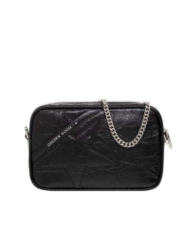 Women's Black 'star Mini' Shoulder Bag
