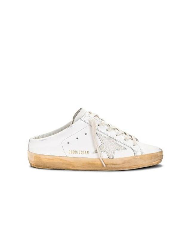 Women's White Superstar Sabot Sneaker