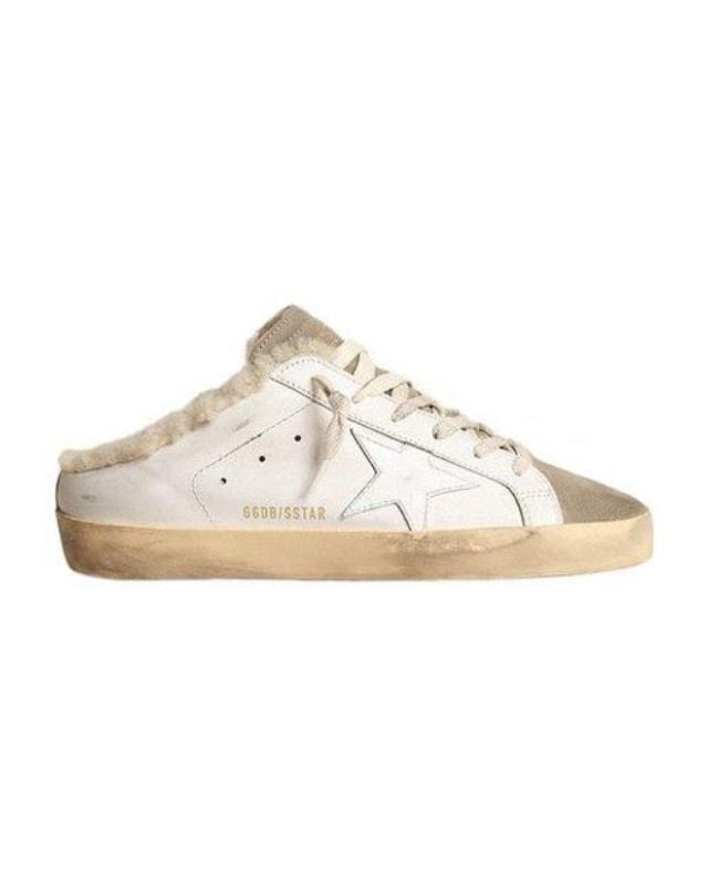 Women's White Super-star Sabot Sneakers