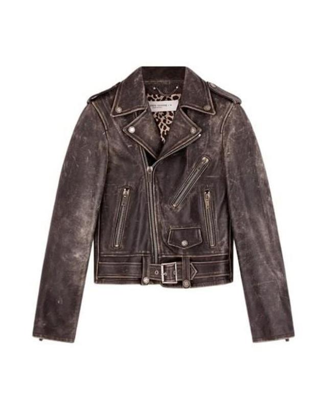 Women's Black Leather Jacket