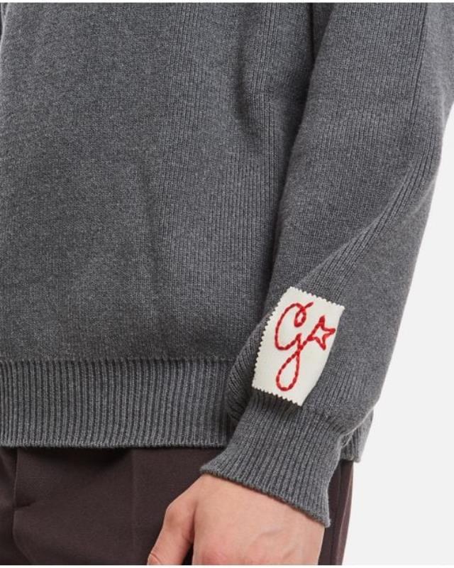 Men's Gray Cotton Crewnwck Sweatshirt