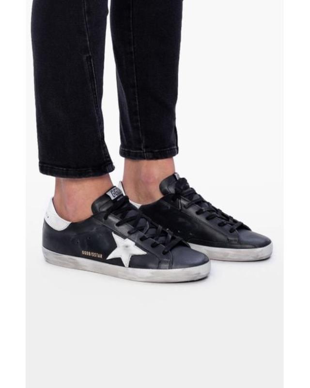 Women's Black 'superstar Classic' Sneakers