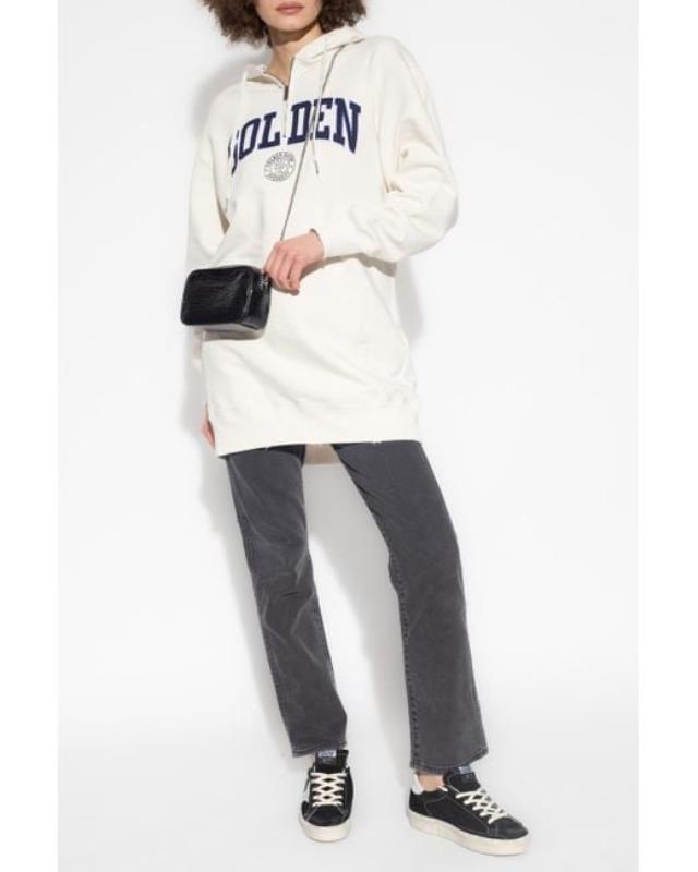 Women's Blue Hoodie With Logo