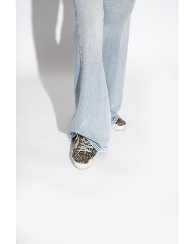 Women's Blue 'super-star Sabot' Slip-on Sneakers