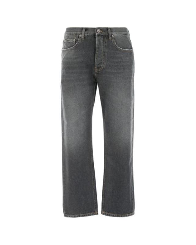Men's Gray Dark Denim Jeans Golden Goose Deluxe Bra