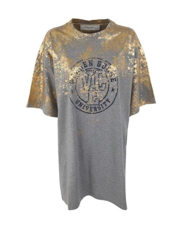 Women's Gray Other Materials T-shirt
