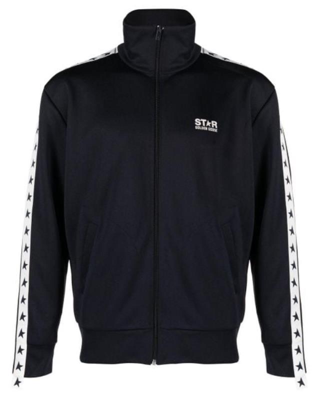 Men's Blue Star Side-strap Track Jacket