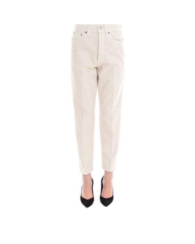 Women's Natural Boyfriend-fit Cropped Jeans