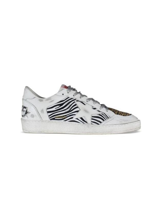 Men's White Ballstar Sneakers