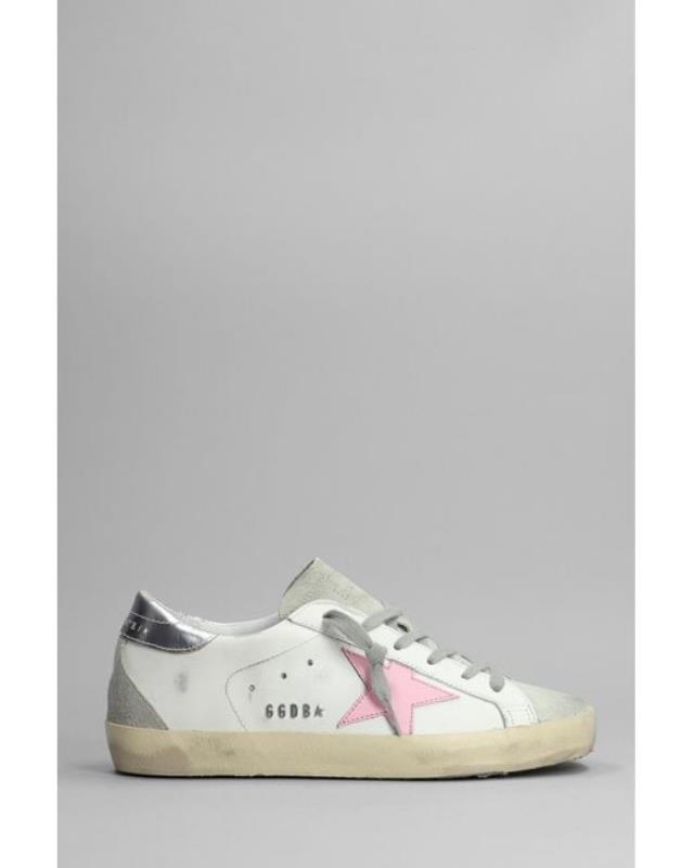 Women's Superstar Sneakers In White Leather