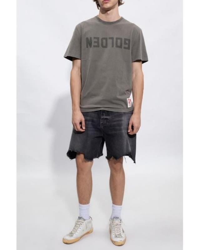 Men's Gray T-shirt With Logo