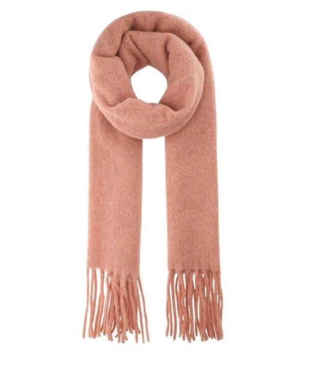 Women's Journey Scarf Alpaca Wool Brushed With Long Fringe