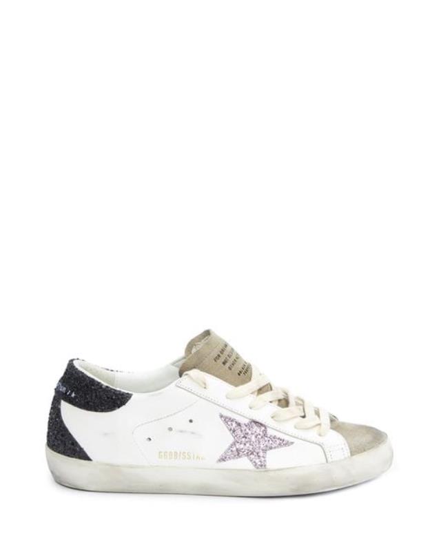 Women's White Super-star Leather Sneakers