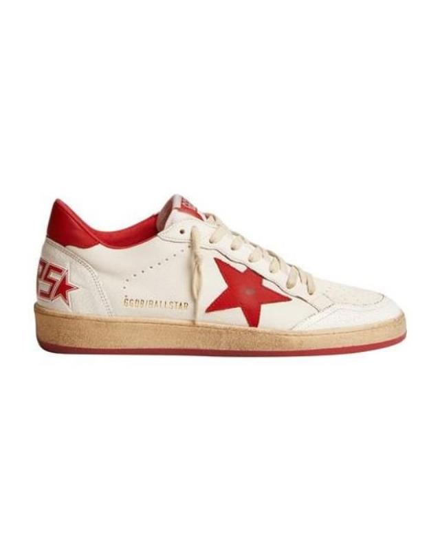 Men's Pink Ball Star Sneakers