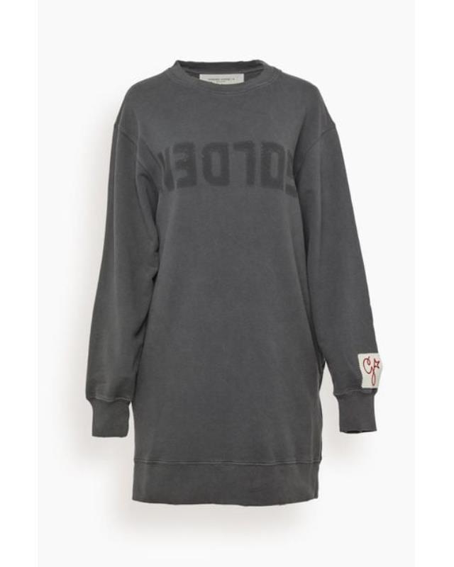 Women's Gray Sweatshirt Dress