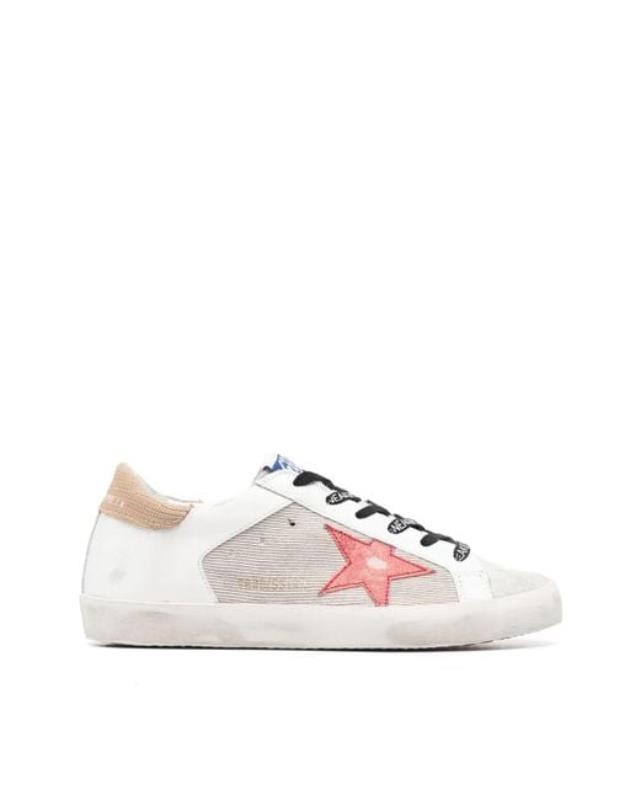 Women's Pink Super Star Velvet And Leather Upper Vintage Laminated Star Tejus Printed Nabuk Heel