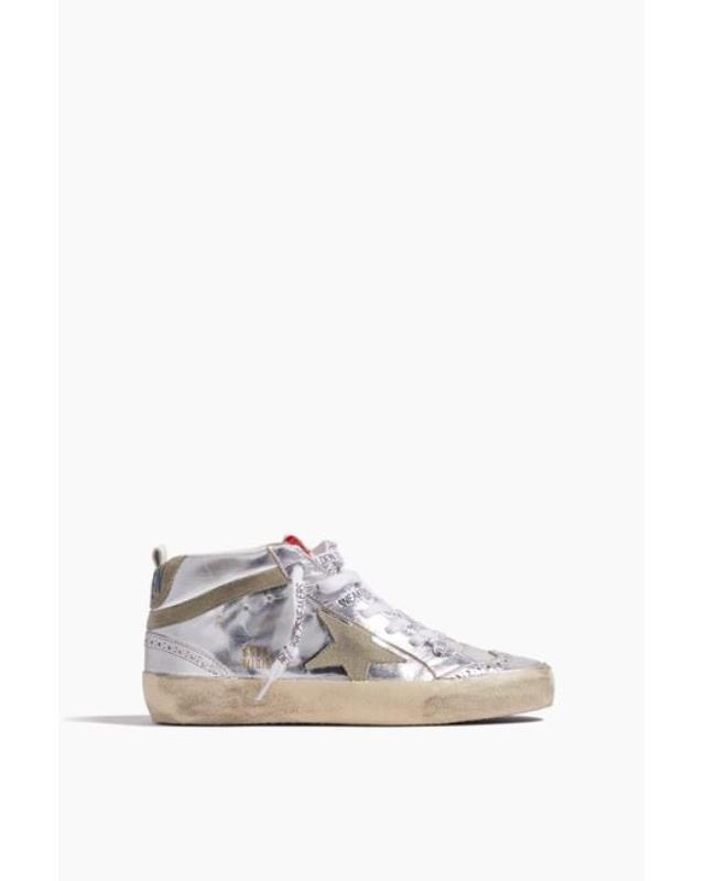 Women's White Mid Star Sneaker