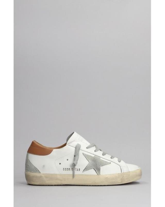 Women's Metallic Superstar Sneakers In White Leather